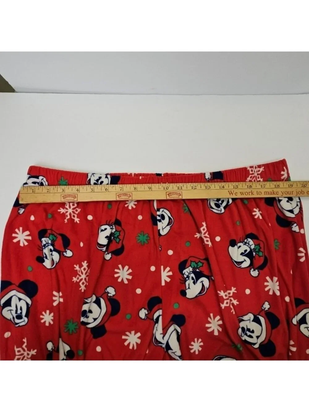 Disney Mickey Mouse 2 Piece Pajama Set Women Sz 2X Soft Christmas Holiday PJs - Picture 13 of 16